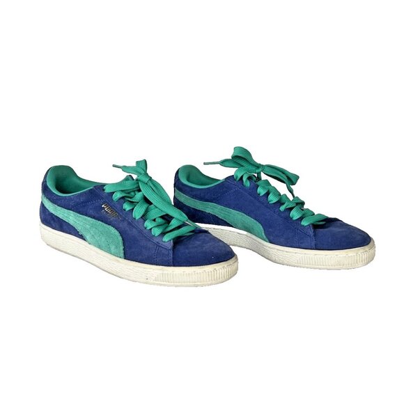 Puma Shoes - Puma Suede Classic Low Top Blue Teal Sneakers Women’s 9